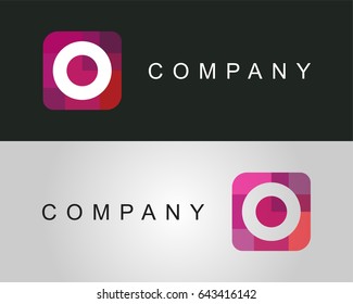 Initial letter O Logo design vector