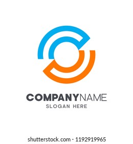 initial letter O logo template, letter O logo design, corporate identity ready for use