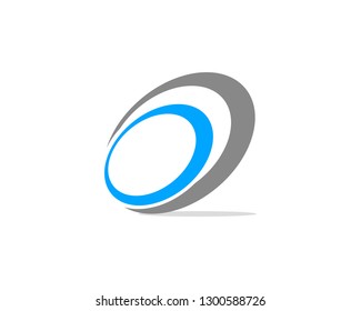Initial letter O logo template design