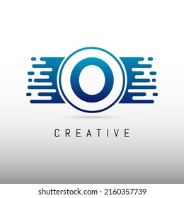 Anfangsbuchstabe O Logo-Vorlagendesign. Creative Letter O Logo Design.