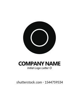 Initial letter O logo vector design template. Initial O minimalist logo template vector