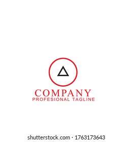 Initial letter o logo vector design template. red letter isolated on white background. Can be used for company logo or symbol, on modern style