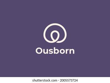 Initial Letter O Logo, Initial Letter Logo For Your Company Name, Alphabet Logo Template Ready For Use, Modern Initial Logo
