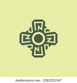 Anfangsbuchstaben oder Logo für moderne Schaltungsmuster