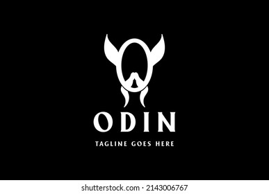 Initial Letter O For Odin Logo Design Vector