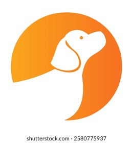 Initial Letter O Pet Logo Concept With Dog Head Symbol Vector Template