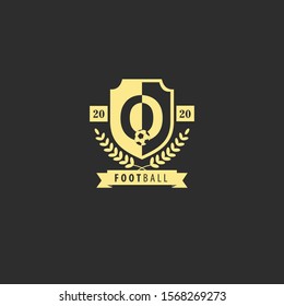initial letter o soccer football crests and logo emblem designs vector template
