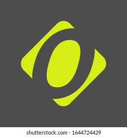 initial letter O vector logo template.