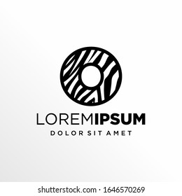 Initial Letter O Zebra Logo Design