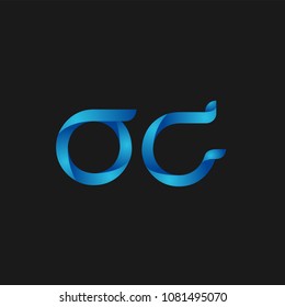 Initial Letter OC Logo Design