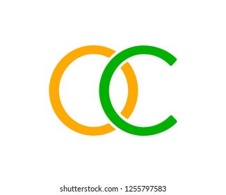 Initial Letter OC Logo Design Template