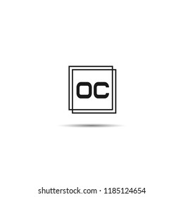 Initial Letter OC Logo Template Design