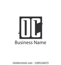 Initial Letter OC Logo Template Design
