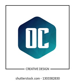 Initial Letter OC Logo Template Vector Design