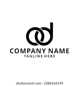  Initial Letter OD Logo can be use for icon, sign, logo