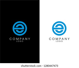 initial letter oe, eo logotype company name design. vector logo for business and company identity