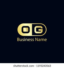 Initial Letter OG Logo Template Design