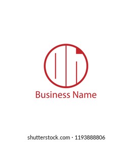 Initial Letter OH Logo Template Design