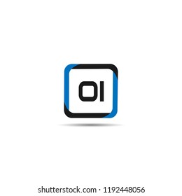 Initial Letter OI Logo Template Design