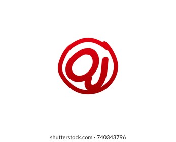 The initial letter OJ handwritten logo