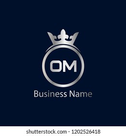 Initial Letter OM Logo Template Design