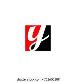 Initial Letter on Shape Logo Vector