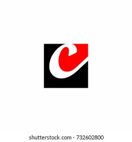 Initial Letter on the Shape Logo Vector