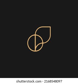 Initial Letter OP Logo Design Vector Template. OP Letter Logo Design
