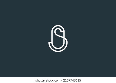 Initial Letter OS Logo Design Vector Template