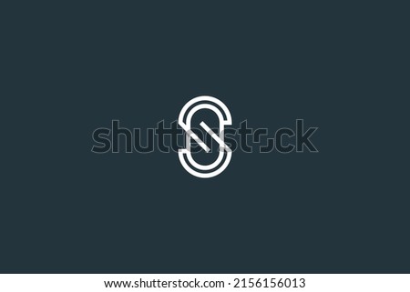 Initial Letter OS or SO Logo Design Vector Template