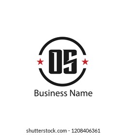 Initial Letter OS Logo Template Design