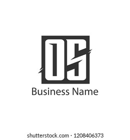 Initial Letter OS Logo Template Design