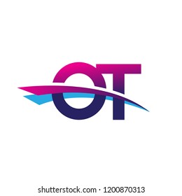 Initial Letter Ot Logotype Company Name Stock Vector (Royalty Free ...