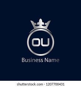 Initial Letter OU Logo Template Design