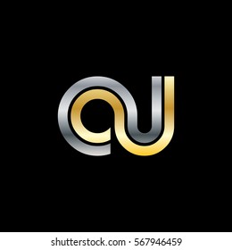 Initial Letter OU OJ CU CJ Linked Design Logo