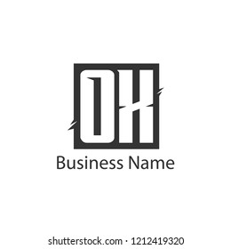 Initial Letter OX Logo Template Design