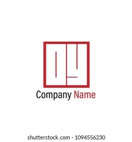 Initial Letter OY Logo Design