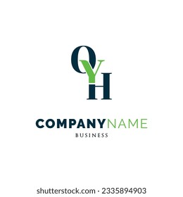Initial Letter OYH Icon Logo Design Template