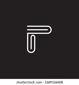 libro clip Alfabeto gráfico vector elegante / letra F 