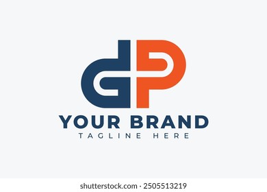 Initial Letter p and D Logo Design Template for Universal brand, business, Company, Corporate, Identity, Symbol related with letter pd,