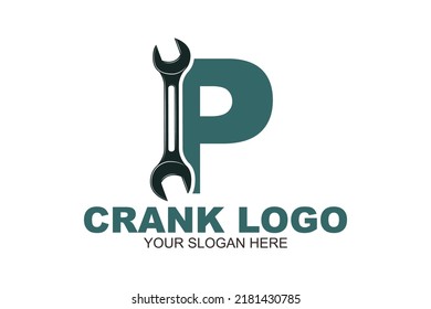initial Letter P grank logo