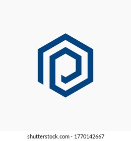 5,837 P Hexagon Logo Stock Vectors, Images & Vector Art | Shutterstock