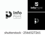 Initial Letter P and I or IP PI logo design