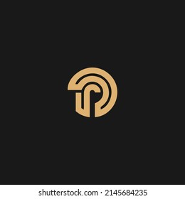 Initial Letter P Logo Creative Modern Stock Vector (Royalty Free ...