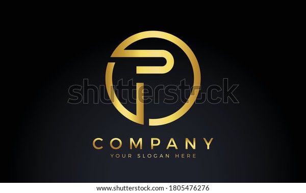 Initial Letter P Logo Creative Modern Stock Vector (Royalty Free ...