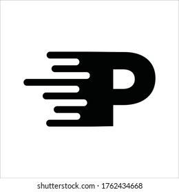 Vorlage für das Design des Logos im Anfangsbuchstaben P