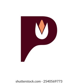 Initial Letter P Logo Design. P Logo Design. Letter P symbol.
Letter P. Initial Letter.