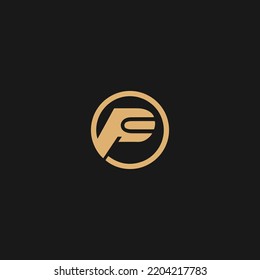 Initial letter P logo  P fast logo vector design template P circle logo
