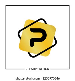 Initial Letter P Logo Template Vector Design