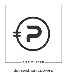Initial Letter P Logo Template Vector Design